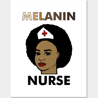 Afro Melanin Nurse, Black History African Posters and Art